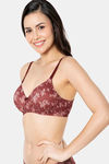 Amante Padded Non Wired Full Coverage T-Shirt Bra - Filigree Pr — thumbnail 2